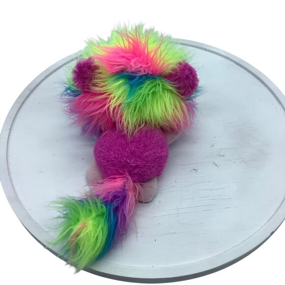 Crayola Experience Unicorn Plush Stuffed Animal Purple Neon Rainbow Hair 9" - Picture 4 of 5